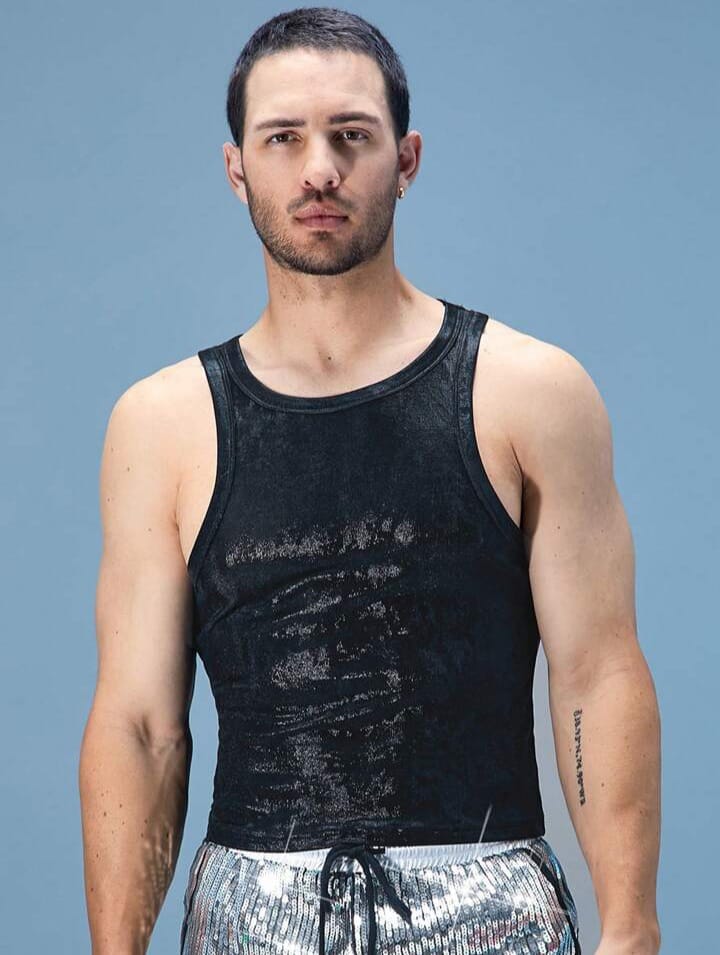 Bonga Boys men's casual slim fit Round neck tank top